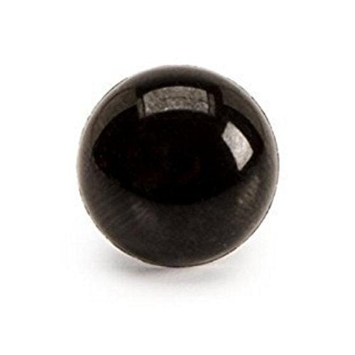 ASTRQLE 50PCS 18MM 0.7"" Black Plastic Solid Safety Eyes with Washer for Bear Doll Craft Puppet Plush Animal Stuffed Toys DIY Sewing - Image 2